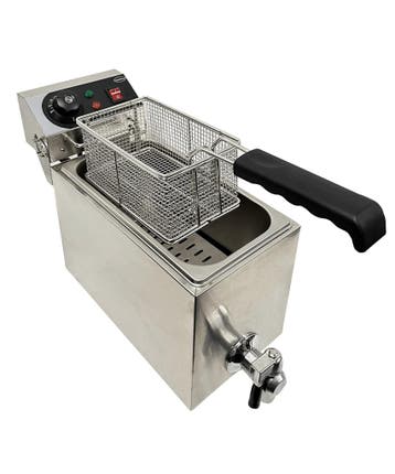 Combisteel Friteuse | Elektrisch | 4L | 60°C/200°C | Aftapkr, Ophalen of Verzenden, Nieuw in verpakking