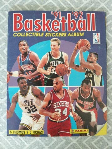 1991/92 Panini Coleção Panini Basketball 1991/1992 Michael, Nieuw