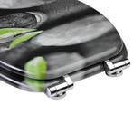 Toiletzitting Steen en gebladerte met soft close mechanisme, Verzenden, Nieuw