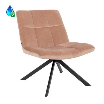 Elvira fauteuil, velvet stof, Overige plaatsen, Ophalen of Verzenden, Nieuw in verpakking, Stoel