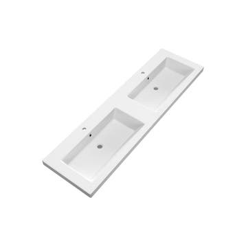Brauer Solar Medium Wastafel - 160 cm - met 2 Spoelbakken en, Ophalen of Verzenden, Nieuw