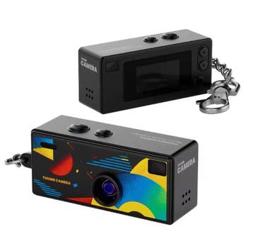 Mini Sleutelhanger Camera 1080P Retro met Scherm Flitser, Verzenden, Nieuw