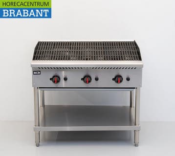 HCB RVS Lavagrill Chargrill 3 branders Propaangas 30,75 kW, Ophalen of Verzenden, Nieuw in verpakking