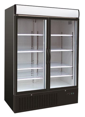 Combisteel Koelkast | 1200L | Zwart | +2°C/+8°C | Geforceerd, Witgoed en Apparatuur, Ophalen of Verzenden, Nieuw