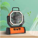 Camping Ventilator met Lamp USB 20000mAh Tent Fan Haak, Verzenden, Nieuw