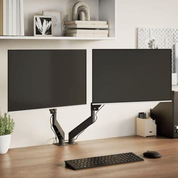 vidaXL Monitorbeugels 27 inch scherm gasveer 20 kg, Audio, Tv en Foto, Televisie-accessoires, Verzenden, Nieuw