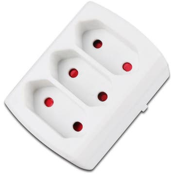 Stopcontact Splitter - Verdeelstekker - Aigi Vonkya - 3680W, Ophalen of Verzenden, Nieuw