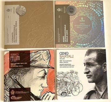 San Marino. Year Set (BU) 2013/2016 (4 sets incl. 5 Euro