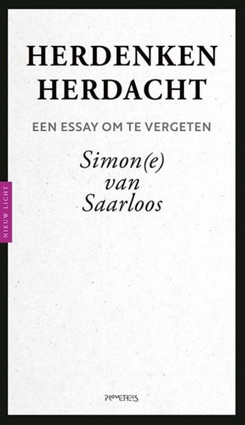 Herdenken herdacht | 9789044639735 | Simone van Saarloos, Zo goed als nieuw, Simone van Saarloos