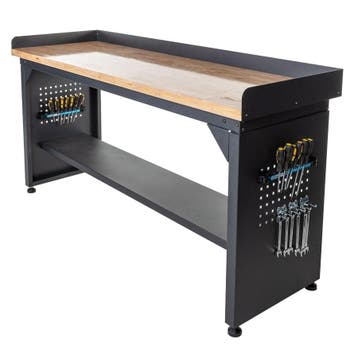 Datona Werkbank PRO - eiken werkblad - legbord - 200 cm -, Ophalen of Verzenden, Nieuw