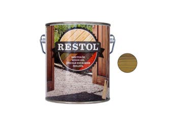 Restol Restol houtolie mat 2,5 liter, tuinhout groen, Verzenden, Nieuw