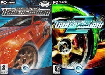NFS Underground 1 &amp; 2 PC Bundel (Windows 98/XP), Verzenden, Nieuw