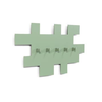 Spinder Design Tetromino wandkapstok - dusty green, Huis en Inrichting, Woonaccessoires | Kapstokken, Verzenden, Nieuw