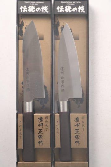 KATANA  Santoku ,  Deba - Keukenmes - Staal - Japan, Antiek en Kunst