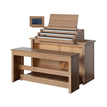 Content Cambiare 323 blank eiken orgel, Nieuw