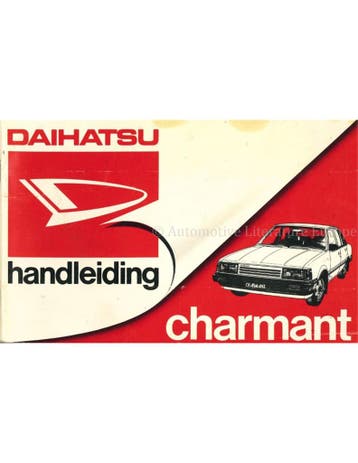 1985 DAIHATSU CHARMANT INSTRUCTIEBOEKJE NEDERLANDS
