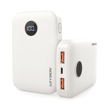 Powerbank met PD Poort 10.000mAh Triple 3x USB Poort  - LED, Verzenden, Nieuw, Keysion