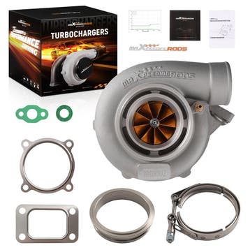 Universele turbo voor GT35 GT3582 A/R 0.63 T3-flens 4-bou..., Verzenden, Nieuw, Universele onderdelen