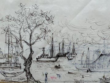 Raffy-Le-Persan (1920-2008) - Marine Bateaux en Martinique
