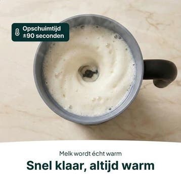 4-in-1 Melkopschuimer - PFAS-vrij - Antikleeflaag, Witgoed en Apparatuur, Verzenden, Zo goed als nieuw