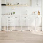 vidaXL Hondenhek inklapbaar 6 panelen 300 cm massief, Verzenden, Nieuw