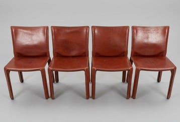 Cassina - Mario Bellini - Stoel (4) - Cab 412 eerste serie -