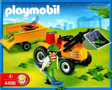 Playmobil Tuinier met Tractor - 4486 (Nieuw), Verzenden, Nieuw