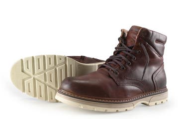 Nelson Veterboots in maat 43 Cognac, Overige kleuren, Verzenden, Boots, Zo goed als nieuw