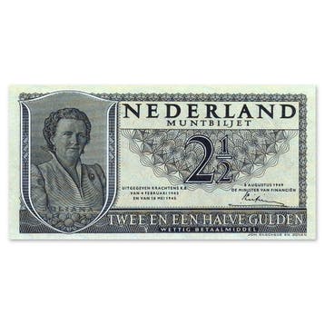 2,5 Gulden Juliana 1949 UNC, Verzenden