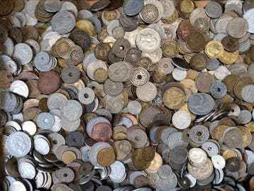 Frankrijk. Lot of ± 4.5 Kg of OLD coins - different dates