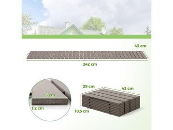 Coast Uitrolbaar Tuinpad - Oprolbaar Looppad - Weerbestendig, Verzenden, Nieuw