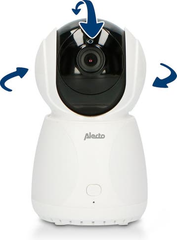 Alecto DVM-275 - Babyfoon met camera - Temperatuurweergave -, Verzenden, Zo goed als nieuw