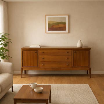 Dressoir | Vintage | Teak |  4257, Minder dan 50 cm, 75 cm of meer, Teakhout, Mid-Century