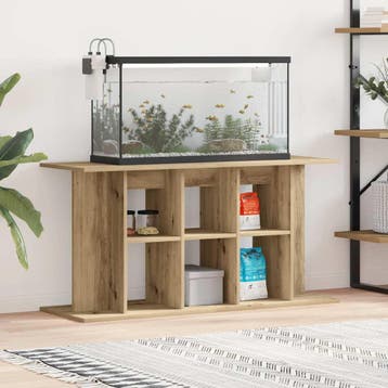 vidaXL Aquariumstandaard Artisan Eikenhout 120x40x60 cm, Verzenden, Nieuw