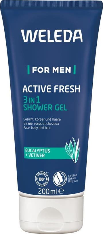 2dekans | Weleda - Men - 3-in-1 - Active - Fresh - Douchegel, Ophalen of Verzenden, Zo goed als nieuw