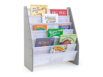 Veiling - Inspire Supersized Boekenrek Grijs/Wit, Nieuw