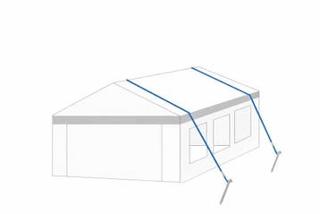 Stormbandenset voor partytent – set van 2 , kies je maat, Verzenden, Nieuw, 2 meter of meer, Partytent