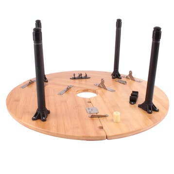 ViaMondo Premium Tafel Redondo Bamboe, Caravans en Kamperen, Ophalen of Verzenden, Nieuw