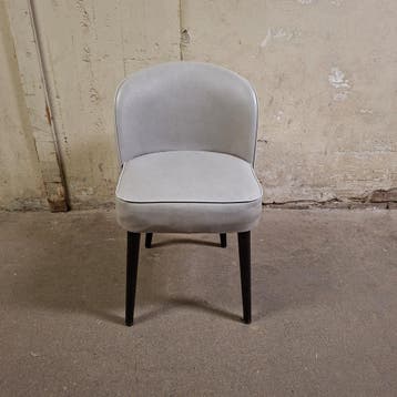 39x Horecastoel vierpoots Zwart / Grijs Gebruikt, Huis en Inrichting, Gebruikt, Grijs, Hout