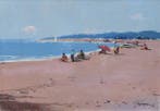 Antoni Mª Sadurni (1927-2014) - Vista de playa con bañistas