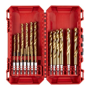 Milwaukee Shockwave Red Hex metaalboren set 19-dlg Nieuw, Ophalen of Verzenden, Nieuw