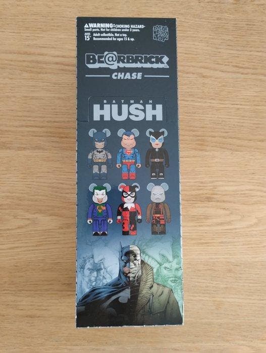Medicom Toy - Be@rbrick 100% Étui scellé CHASE BATMAN HUSH, Antiek en Kunst, Kunst | Designobjecten