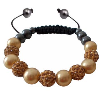 Fako Bijoux - Armband - Disco Dots - Duo - Goudkleurig, Verzenden, Nieuw