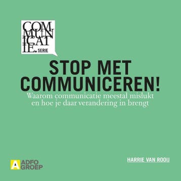 Stop Met Communiceren! | Harrie Rooij | Nieuw, Ophalen of Verzenden, Nieuw, Harrie Rooij