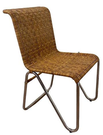 Vintage Diagonaalstoel Gispen (model 2a) Gebruikt, Huis en Inrichting, Stoelen, Ophalen of Verzenden, Gebruikt