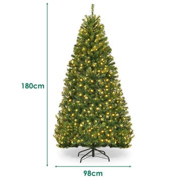 2dekans | Coast Kerstboom - 11 Led Standen - PVC Takken -, Diversen, Kerst, Ophalen of Verzenden, Zo goed als nieuw