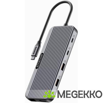Sitecom 8 in 1 USB-C Power Delivery Multiport Adapter Pro 2x, Verzenden, Nieuw, Sitecom