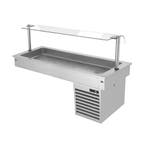 GGM Gastro | Geventileerde drop-in koelbak - 1500mm - +2 tot, Verzenden, Nieuw in verpakking, Koelen en Vriezen