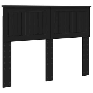 Bed Hoofdeinde Zwart | Bewerkt Hout | Laatste Stuk!, Eenpersoons, Zwart, Nieuw, Ophalen of Verzenden