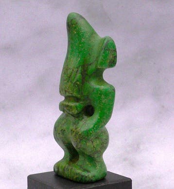 sculptuur, Hongshan Cultuur Alien achtige Gehoornde Godheid